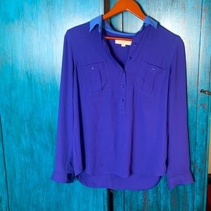 LOFT Royal Blue Blouse